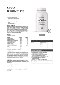 Holistic Mega B-komplex, 90 kapslar