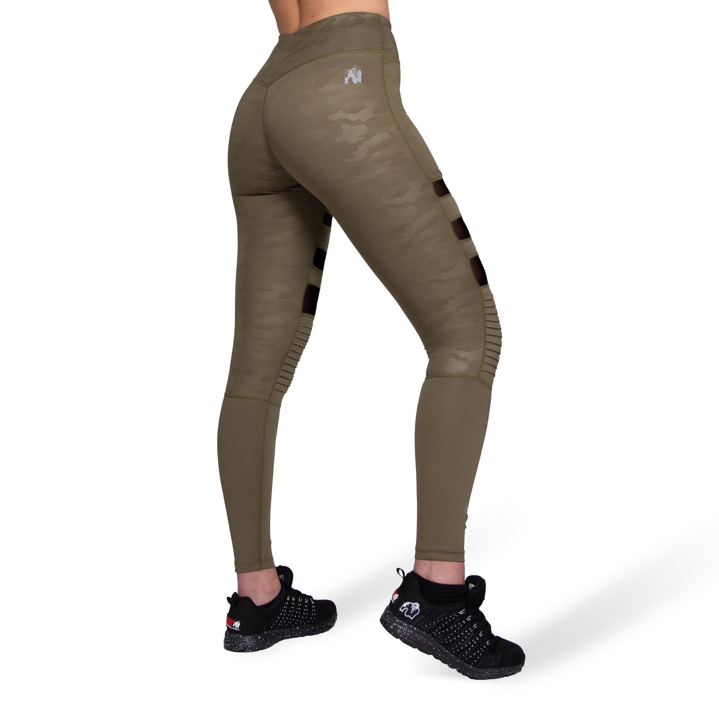 Gorilla Wear Savannah Biker Tights, army green camo