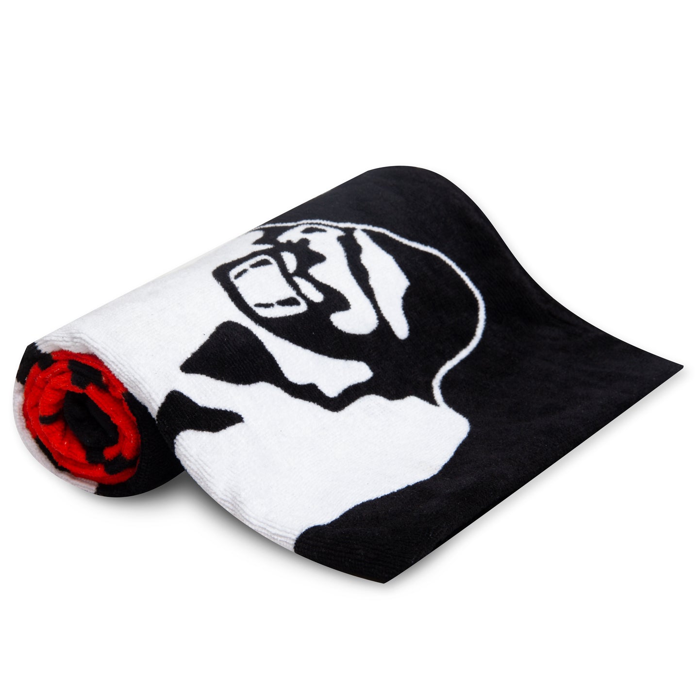 Gorilla Wear Classic Gym Towel, black/red