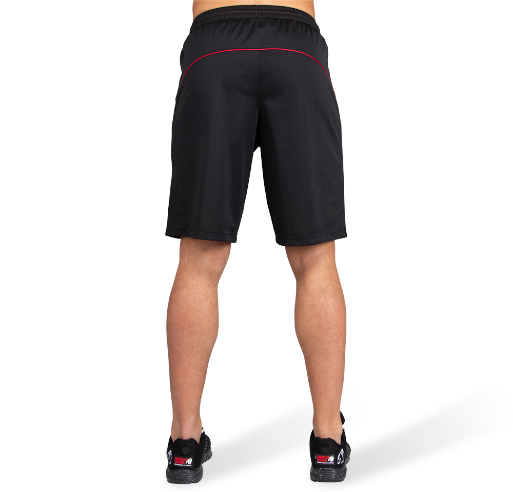 Gorilla Wear Branson Shorts, black/red