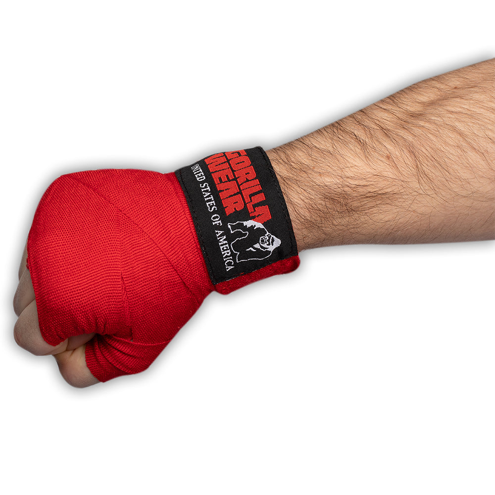 Gorilla Wear Boxing Hand Wraps, red - 2,5 m