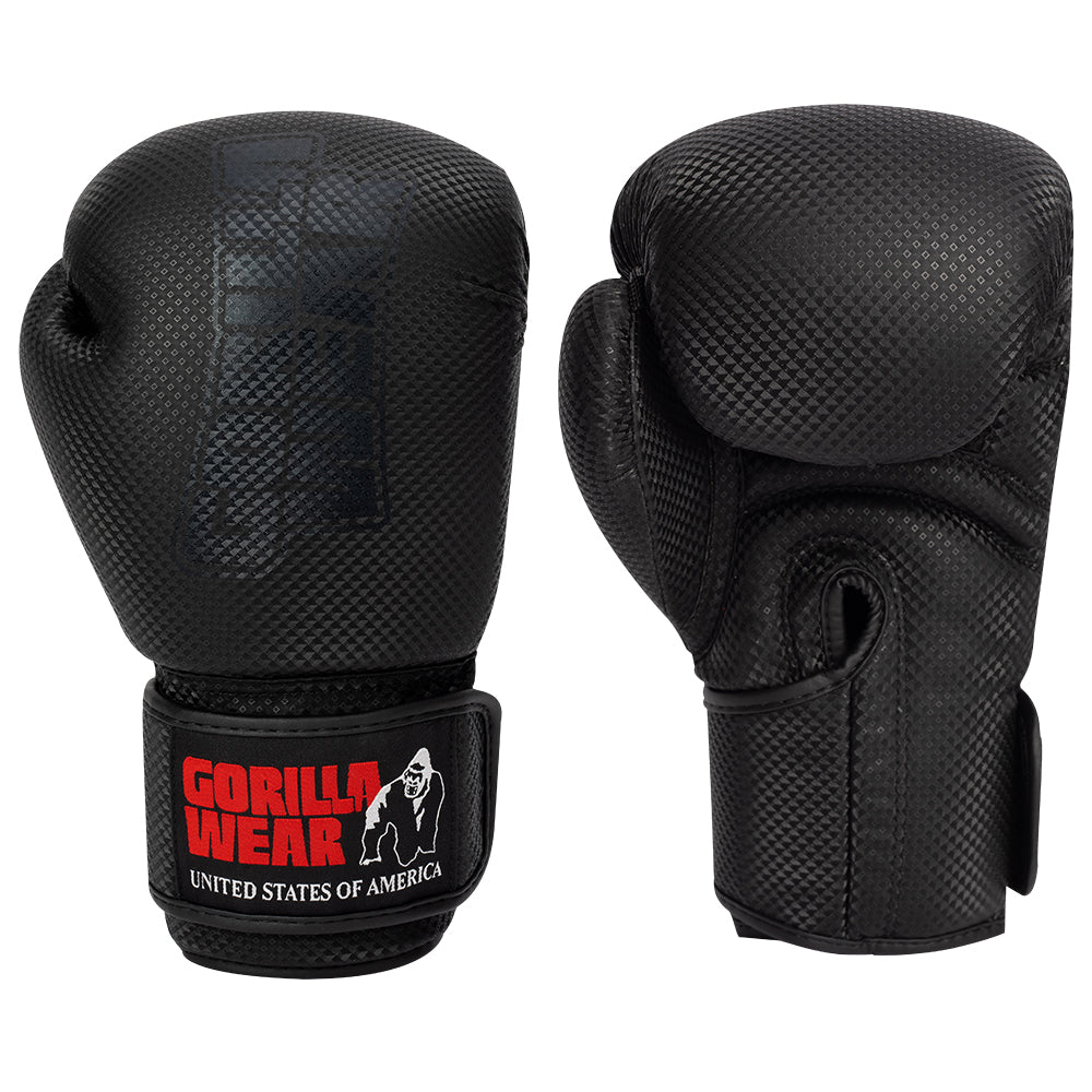 Gorilla Wear Montello Boxing Gloves, black