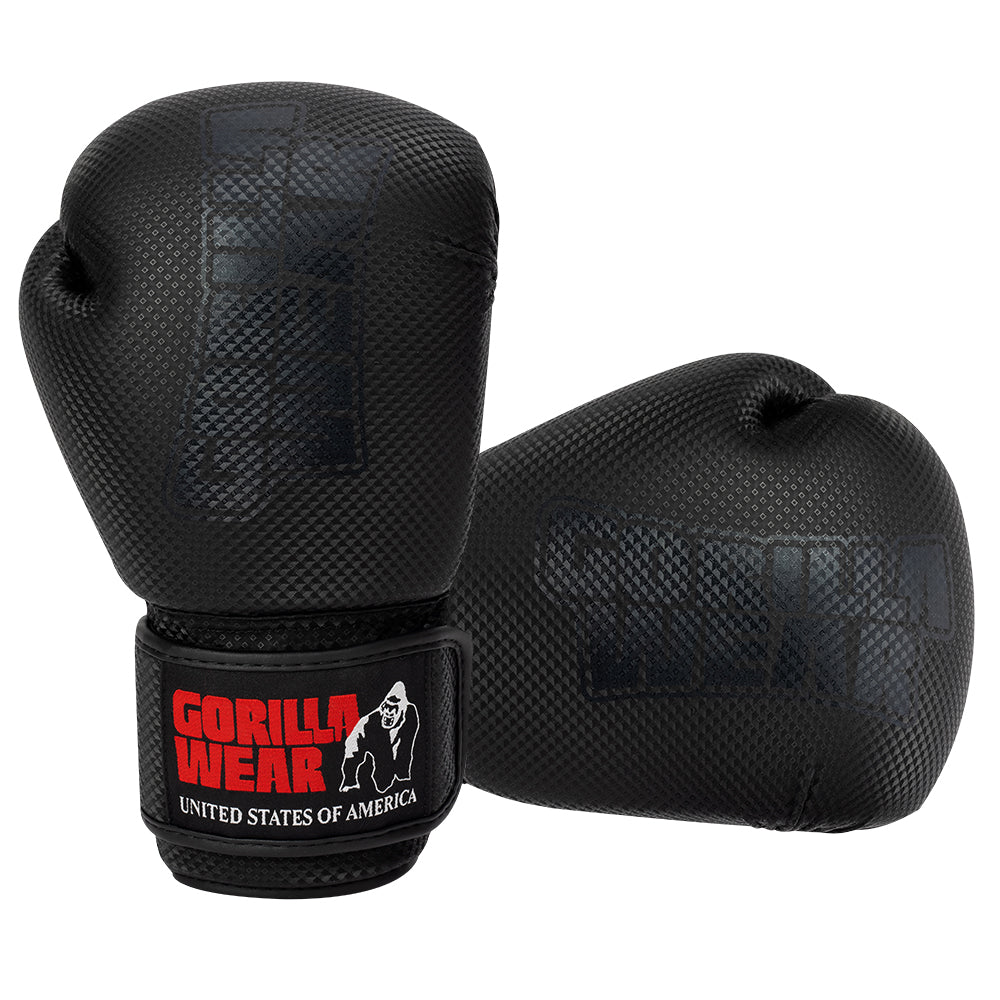 Gorilla Wear Montello Boxing Gloves, black