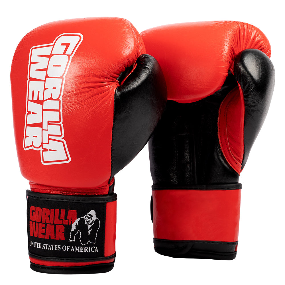 Gorilla Wear Gorilla Wear Ashton Pro Boxing Gloves, red/black