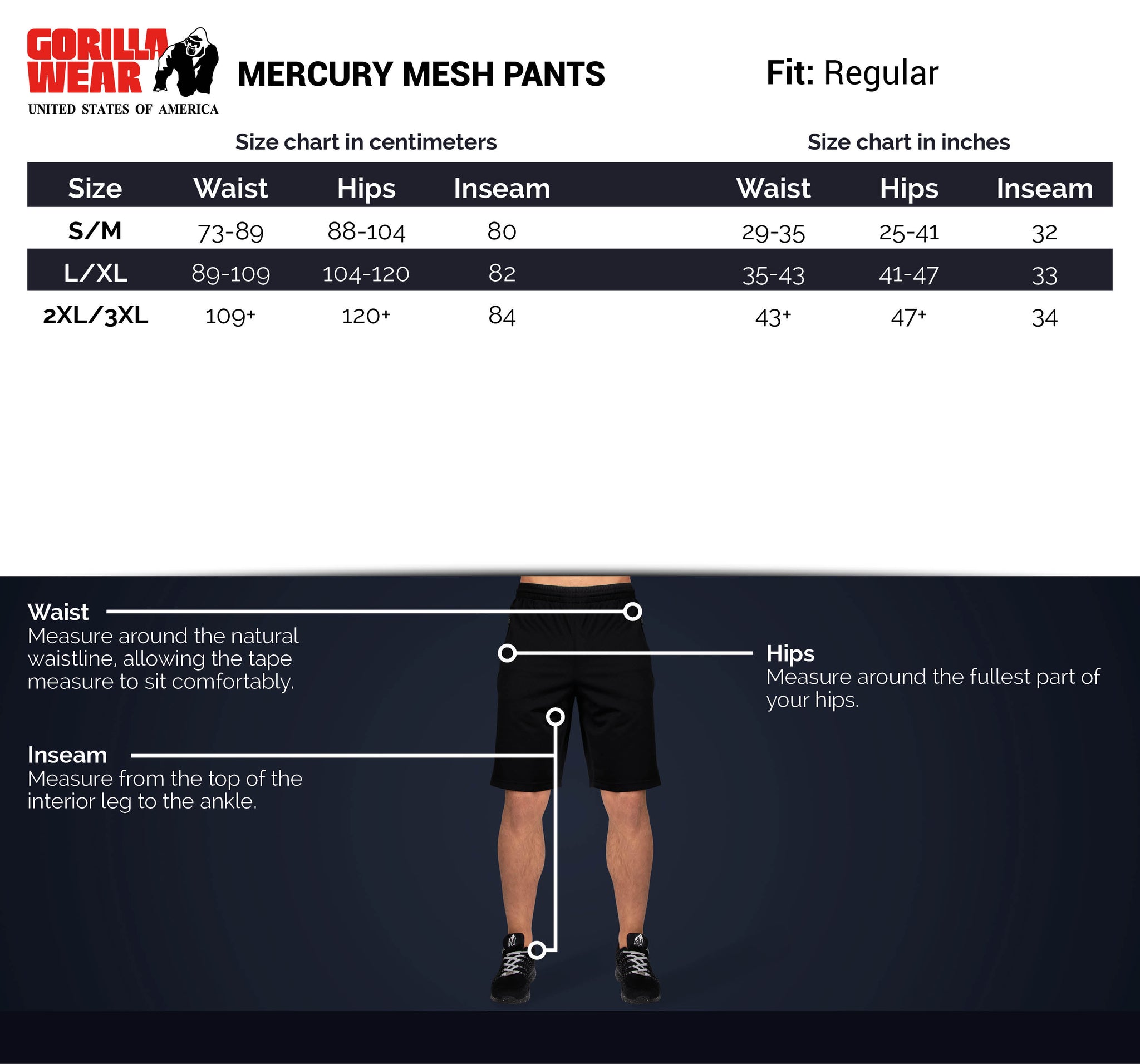 Gorilla Wear Mercury Mesh Pants, Army Grön / Svart