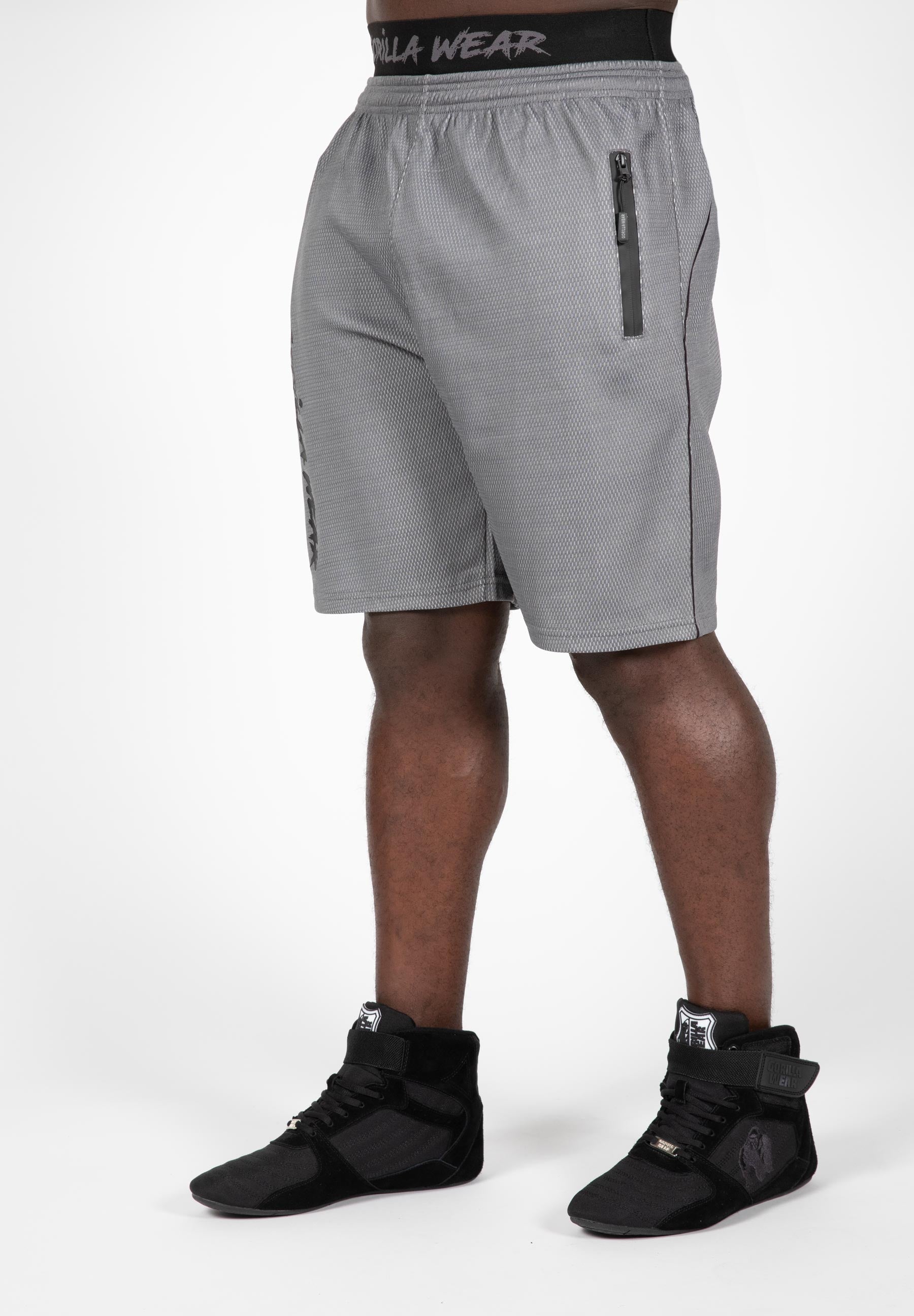 Gorilla Wear Mercury Mesh Shorts, Grå / Svart