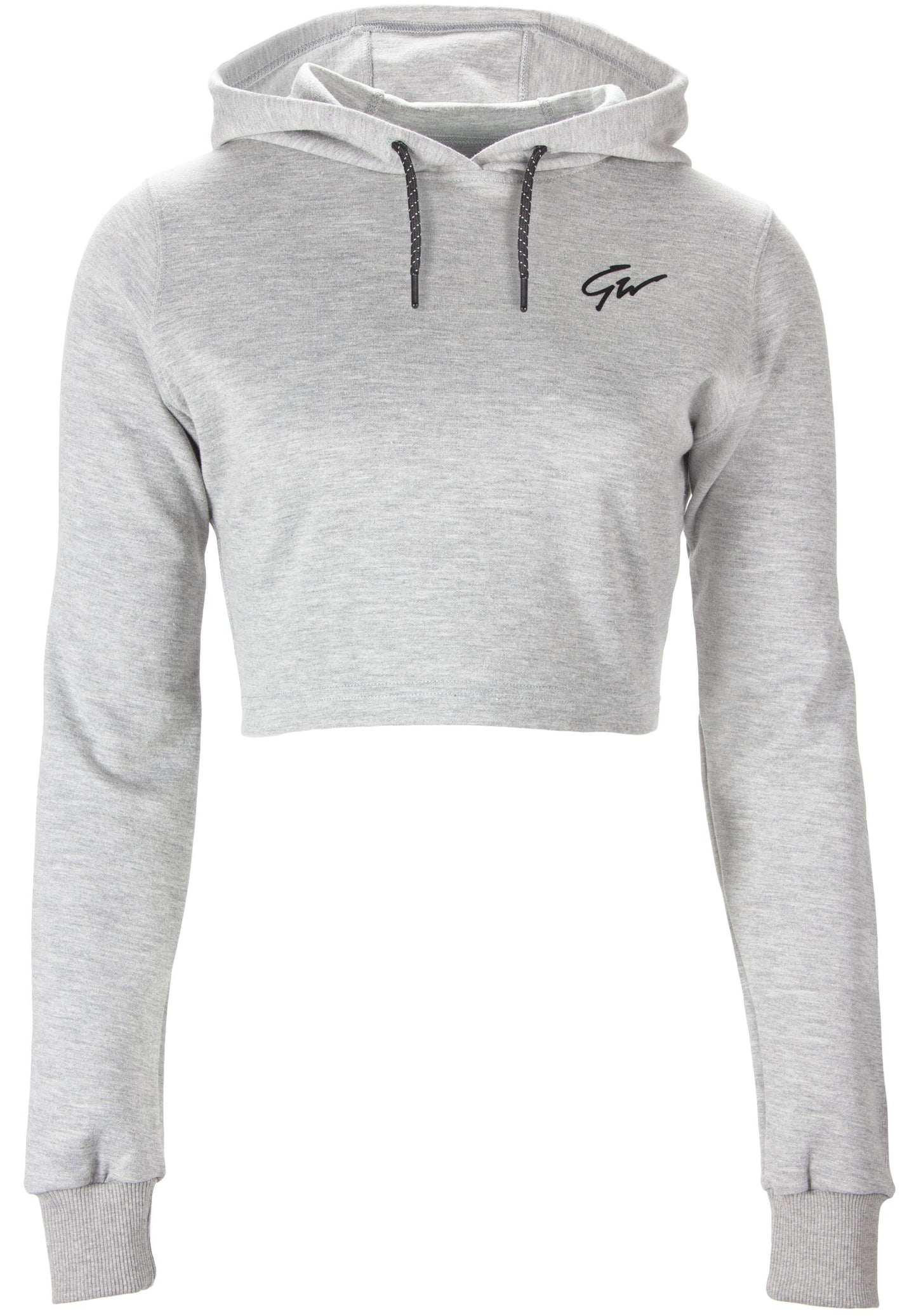 Gorilla Wear Pixley Crop Top Hoodie, grey