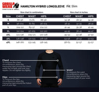 Gorilla Wear Hamilton Hybrid Long Sleeve, black