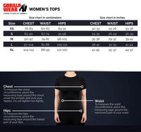 Gorilla Wear Selah Seamless Sports Bra, black