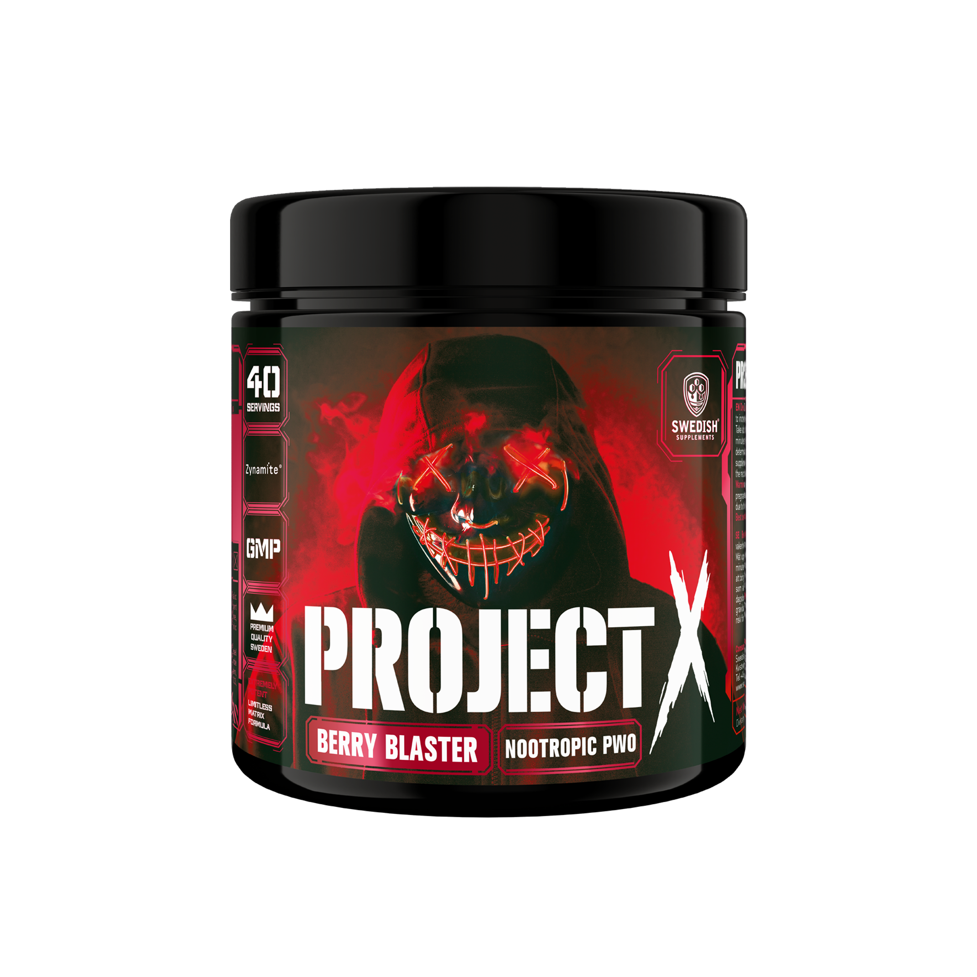 Swedish Supplements Berry Blaster Project X - 330g