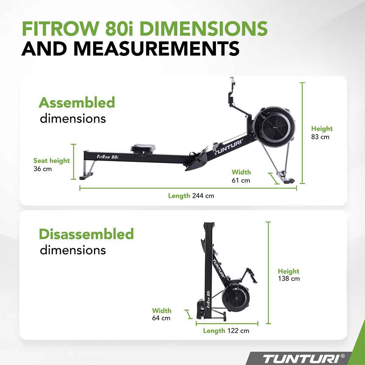 Tunturi Platinum RW30 Rower – Roddmaskin med vattenmotstånd och realistisk känsla