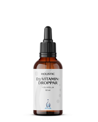 Holistic D3-vitamin droppar, 50 ml
