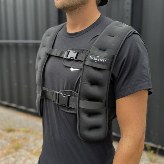 TITAN LIFE Weight Vest Viktväst 10 kg – gör varje pass lite tuffare