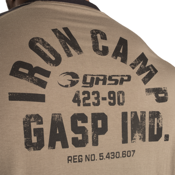 Gasp Iron Camp Raglan LS