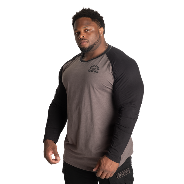 Gasp Iron Camp Raglan LS