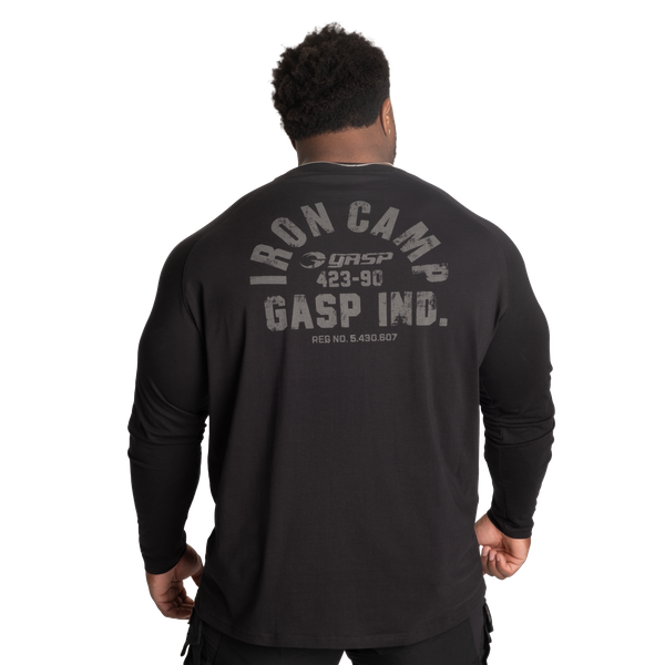 Gasp Iron Camp Raglan LS
