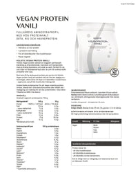 Holistic Vegan protein vanilj, 750g