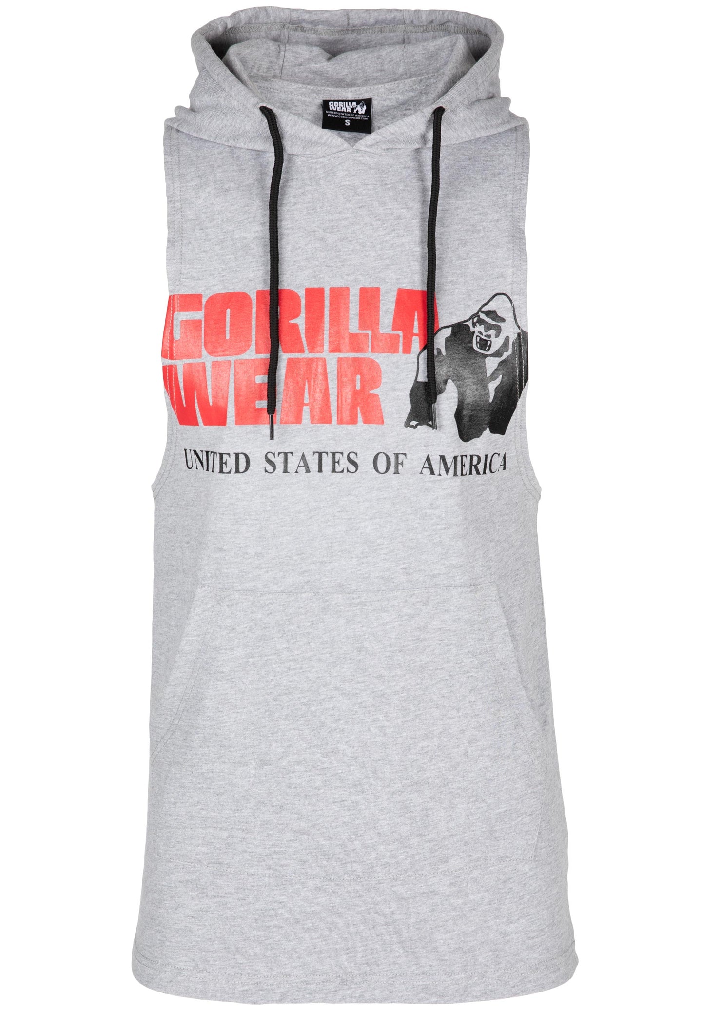 Gorilla Wear Rogers Hooded Tank Top, grey melange