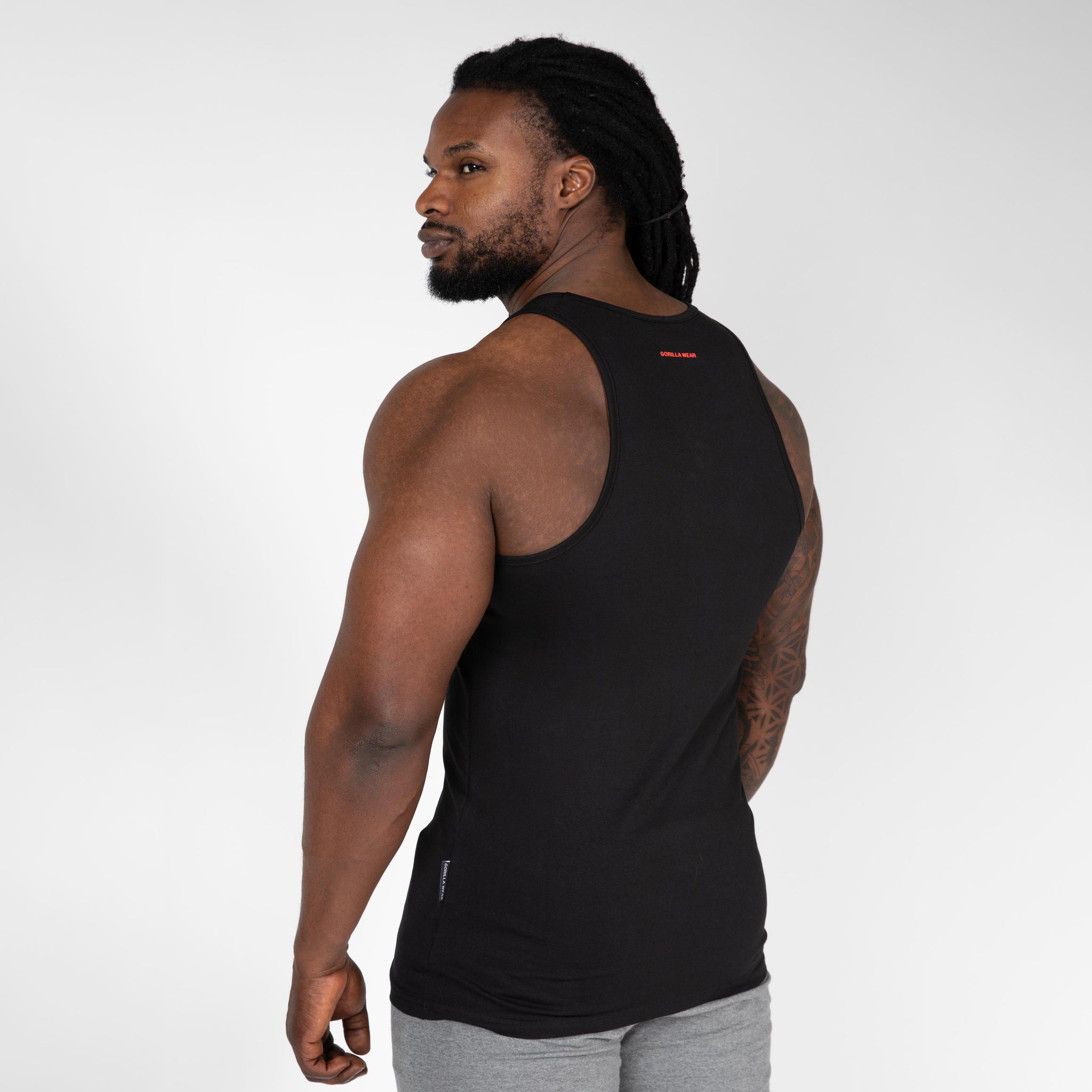 Gorilla Wear Adams Stretch Tank Top, svart
