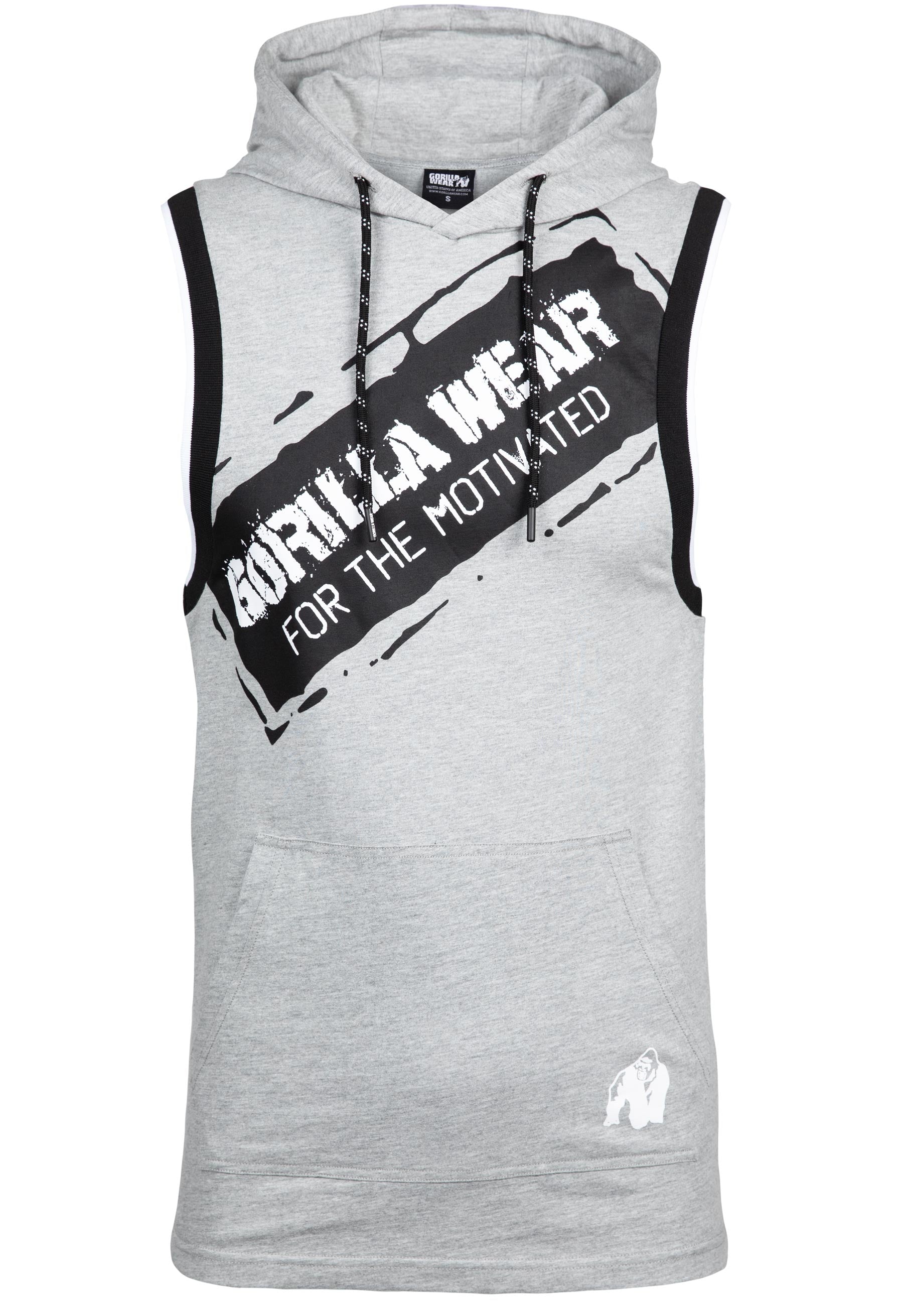 Gorilla Wear Loretto Hooded Tank Top, grey Melange