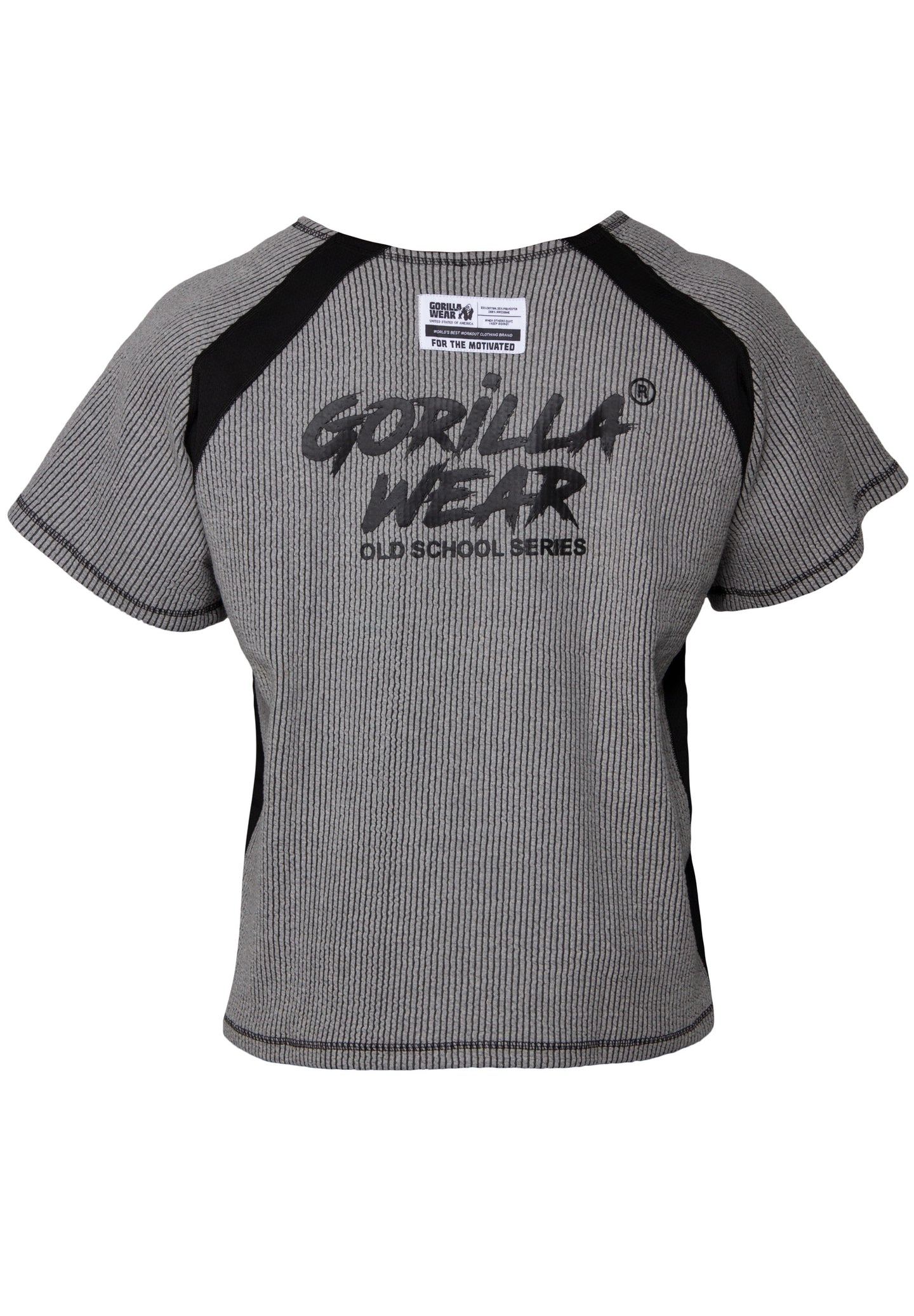 Gorilla Wear Augustine Old School Work Out Top, grey