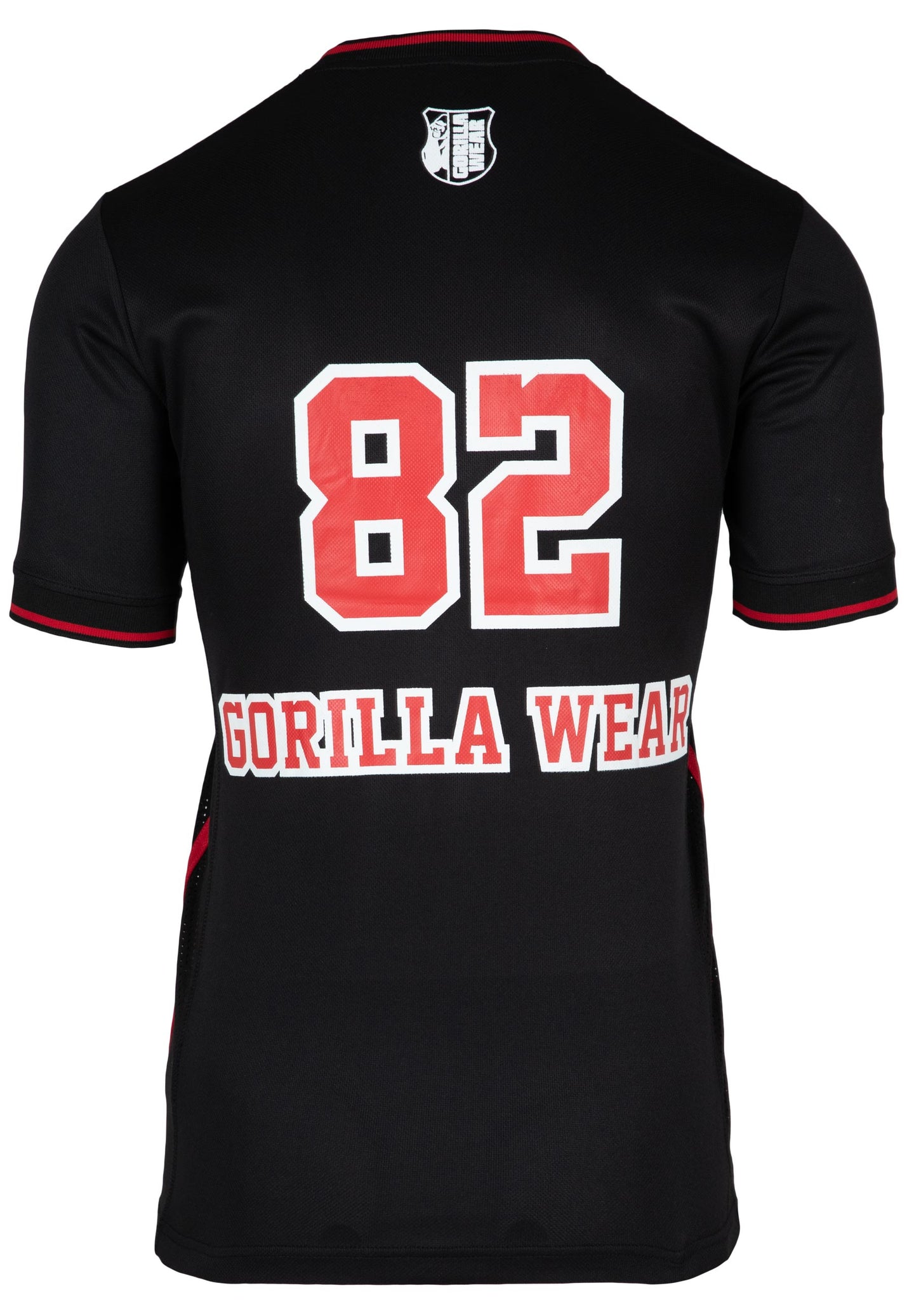 Gorilla Wear San Mateo T-Shirt, black/red