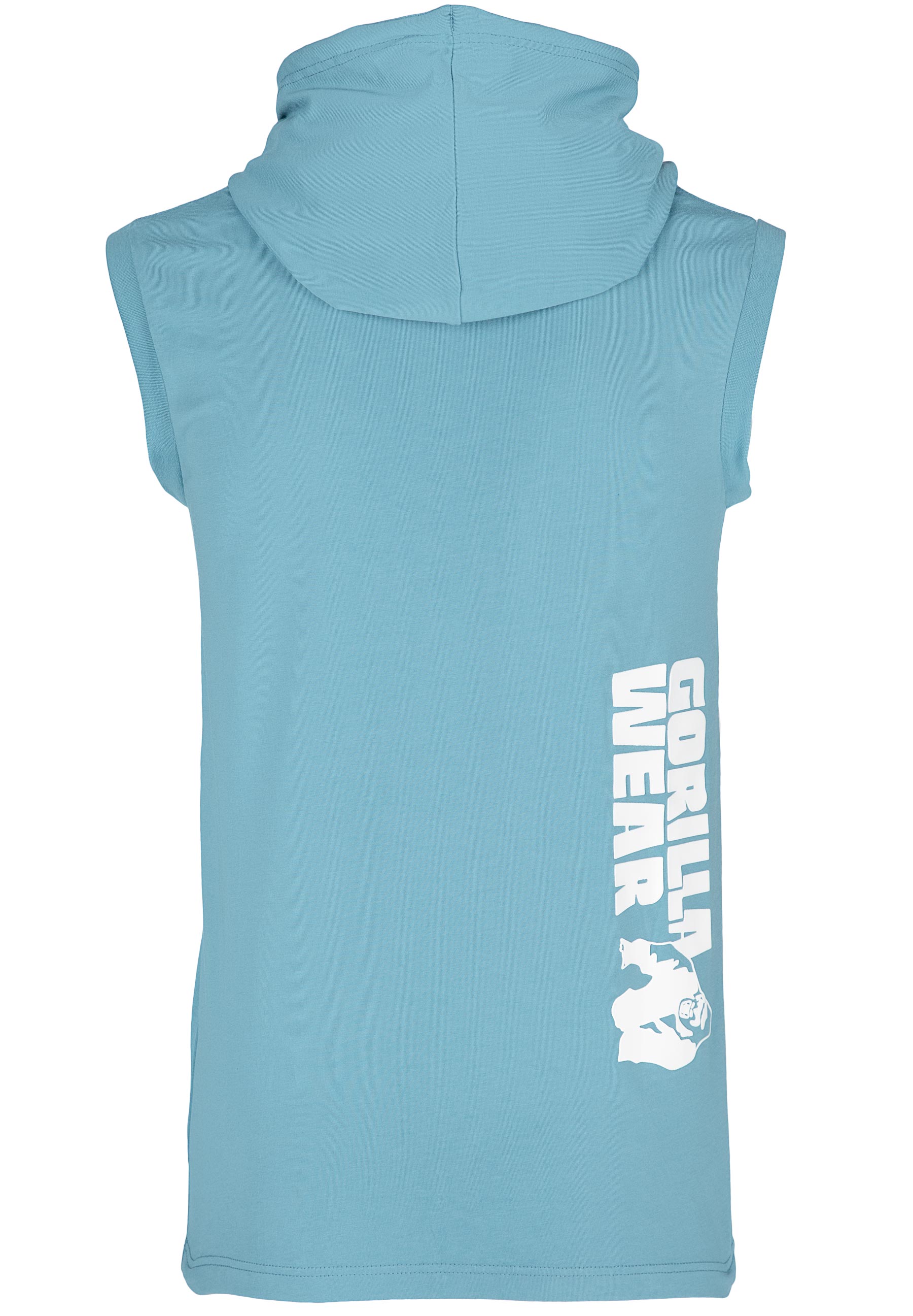 Gorilla Wear Oswego S/L Hooded T-Shirt, blue