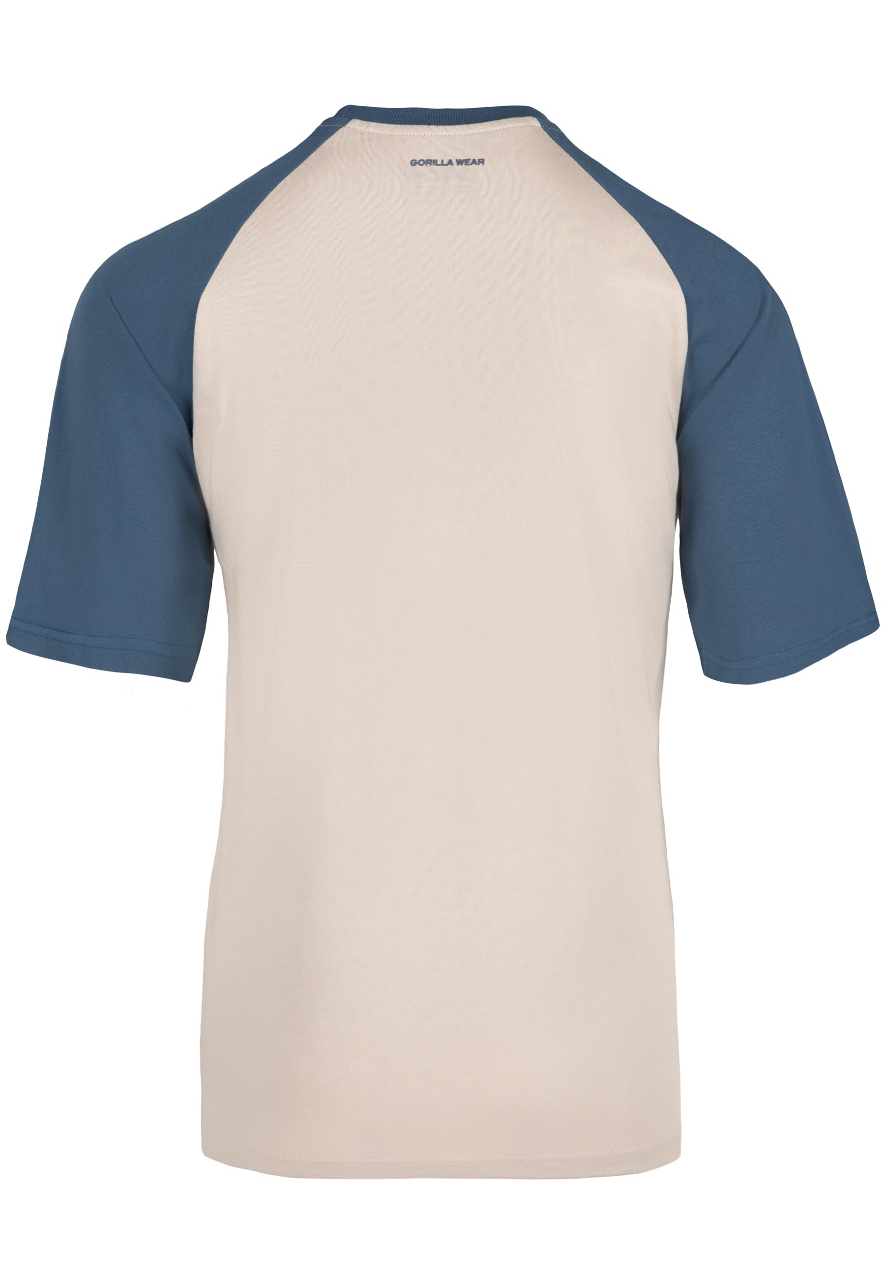 Gorilla Wear Logan Oversized T-Shirt, beige/blue