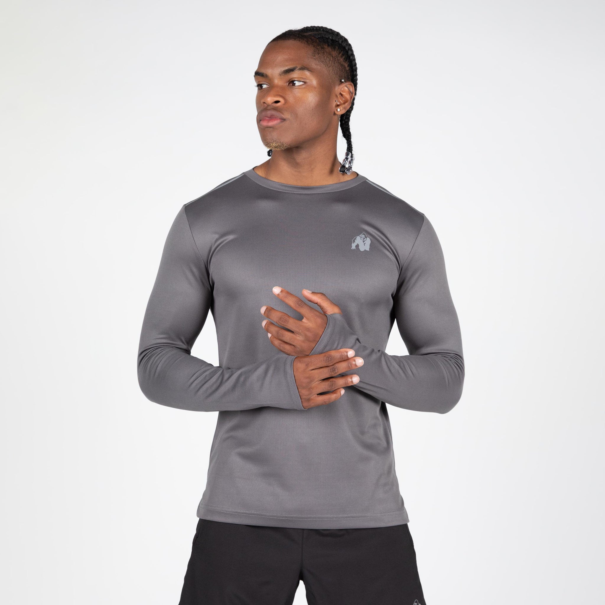 Gorilla Wear Washington Long Sleeve, grey