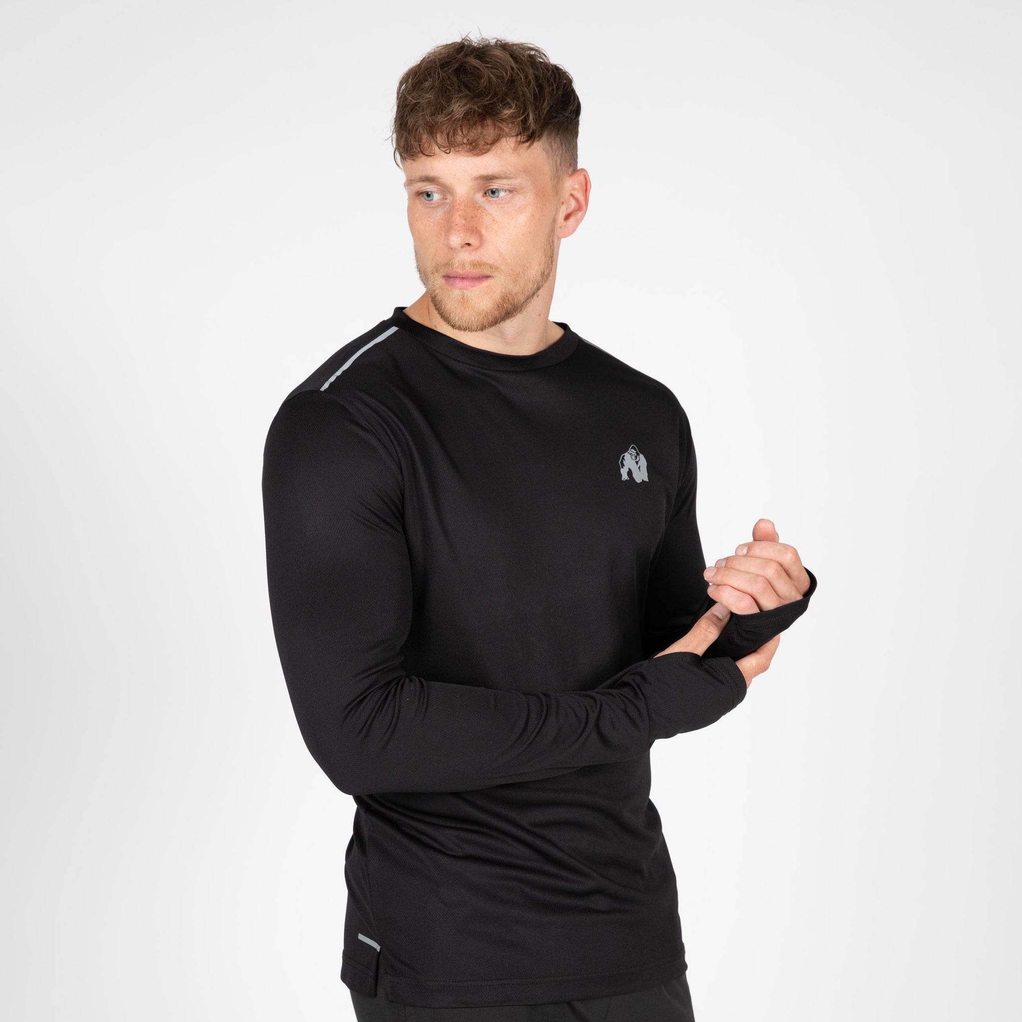 Gorilla Wear Washington Long Sleeve, black