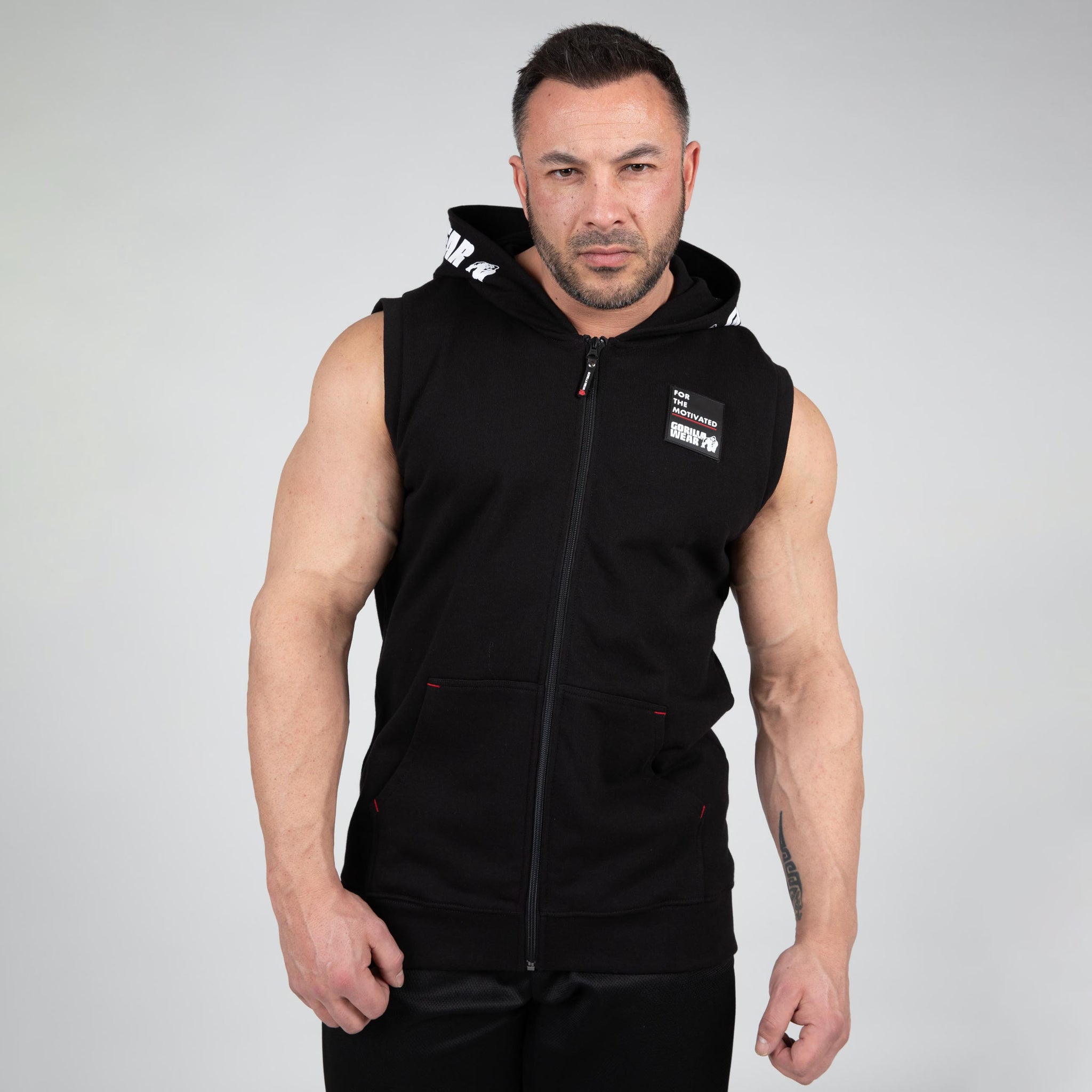 Gorilla Wear Milwaukee SL Zipped Hoodie, black