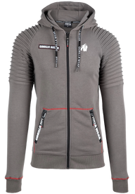 Gorilla Wear Georgia Zipped Hoodie, grey