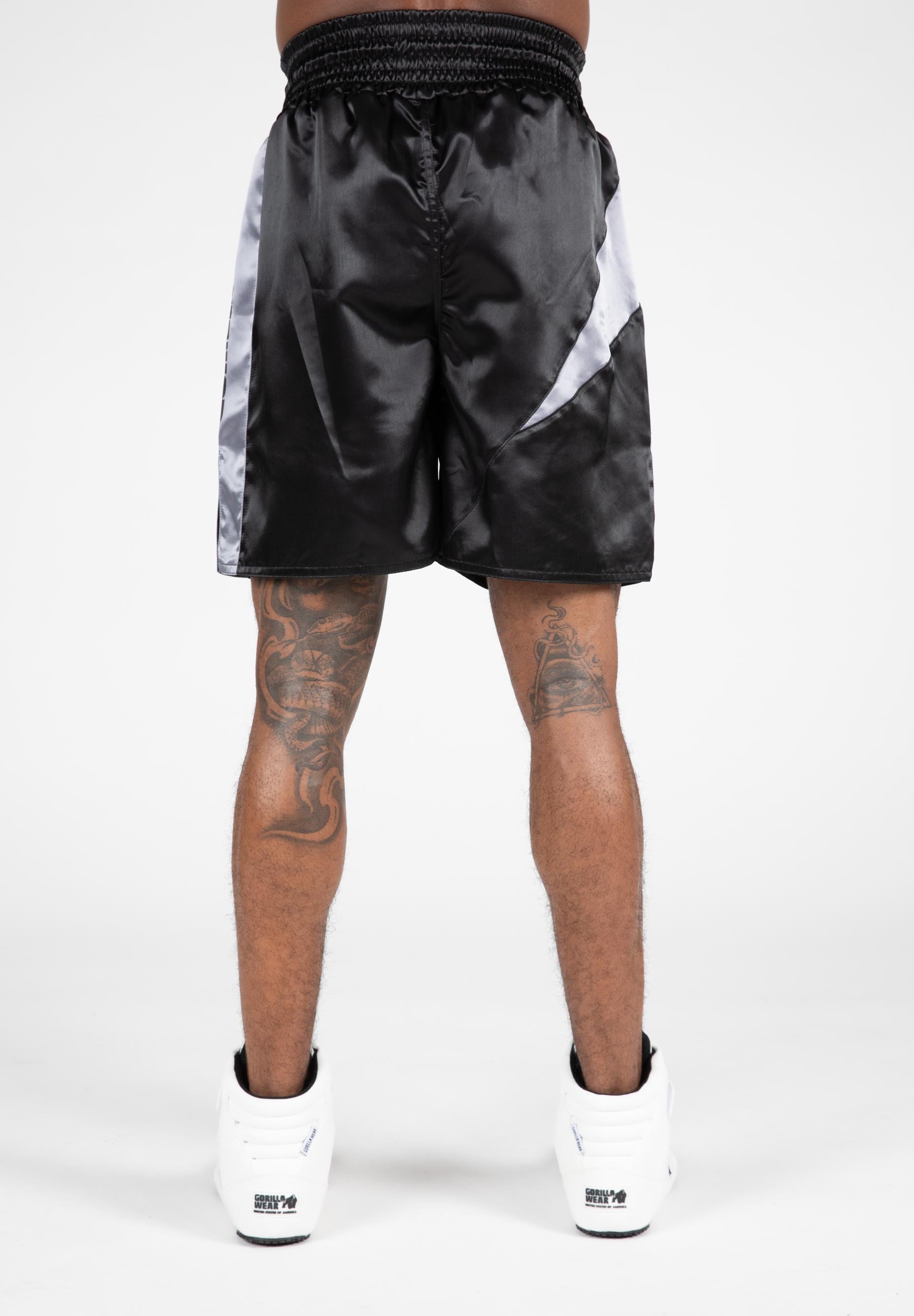 Gorilla Wear Hornell Boxing Shorts, black/grey