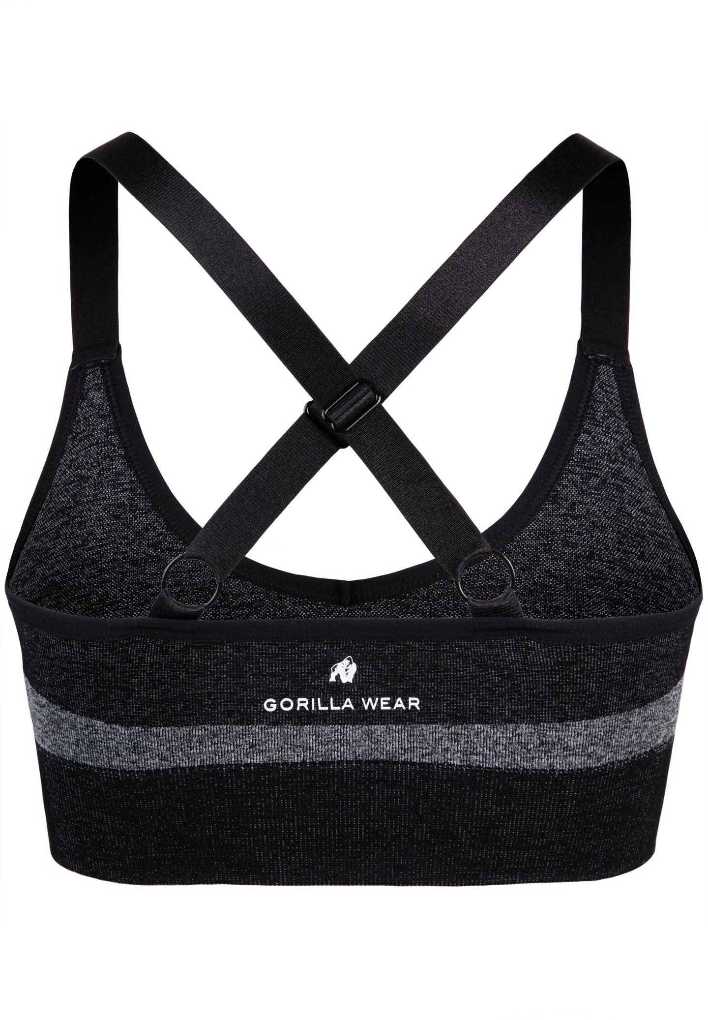 Gorilla Wear Selah Seamless Sports Bra, black