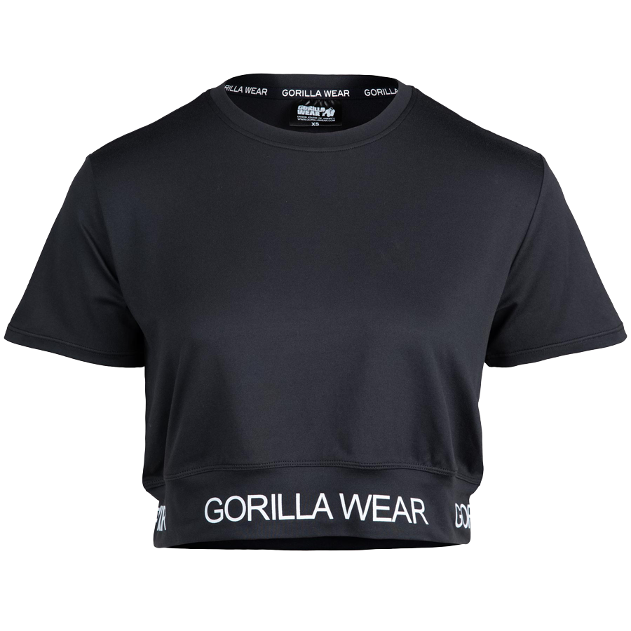 Gorilla Wear Colby Cropped T-Shirt, black