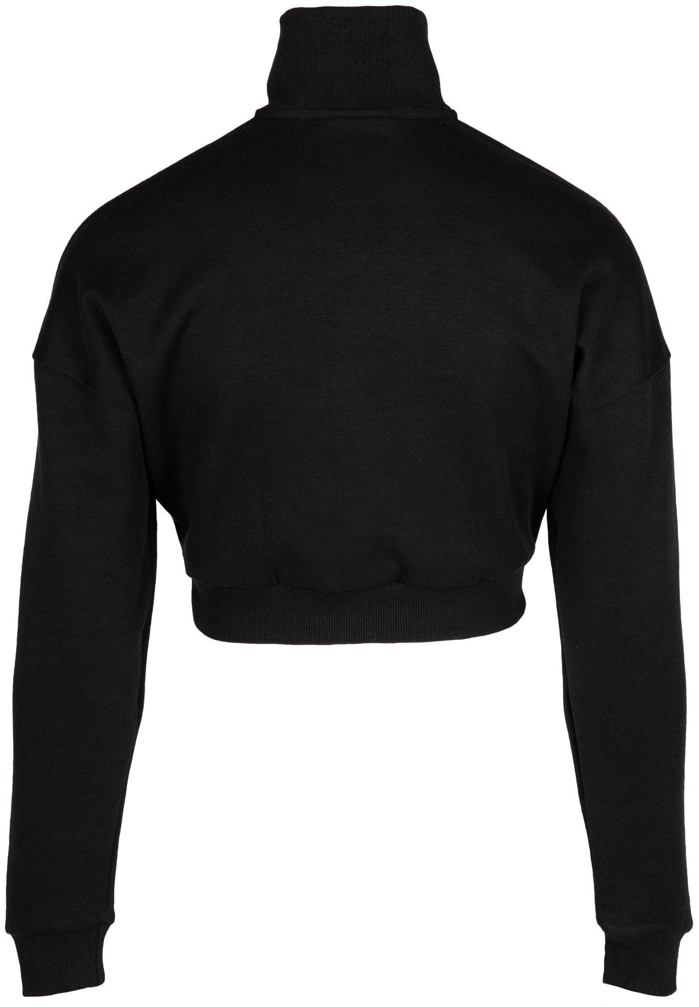 Gorilla Wear Ocala Cropped Half-Zip Sweatshirt, black