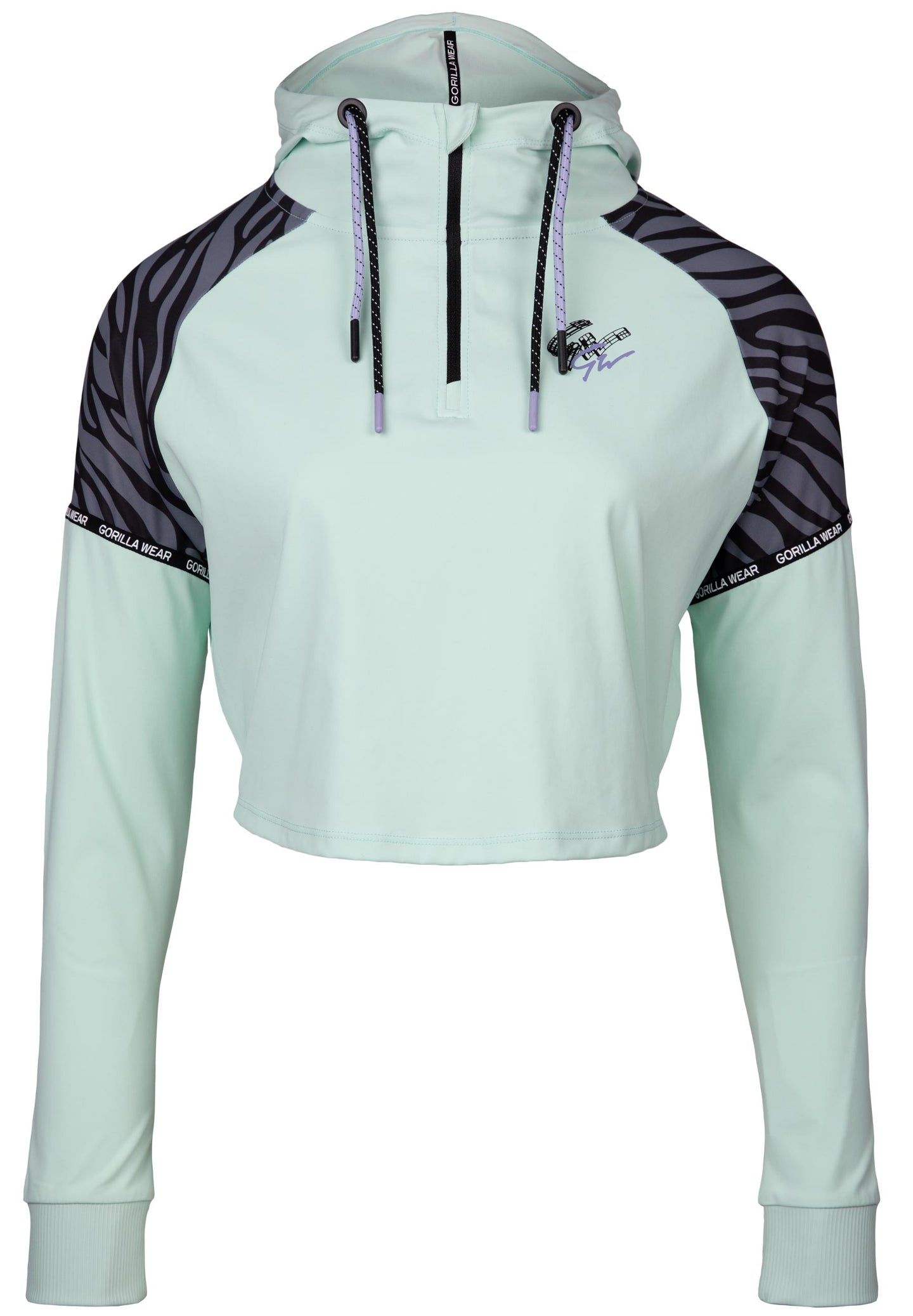 Gorilla Wear Zion Cropped Hoodie, green