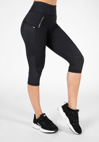 Gorilla Wear Monroe Cropped Leggings, black