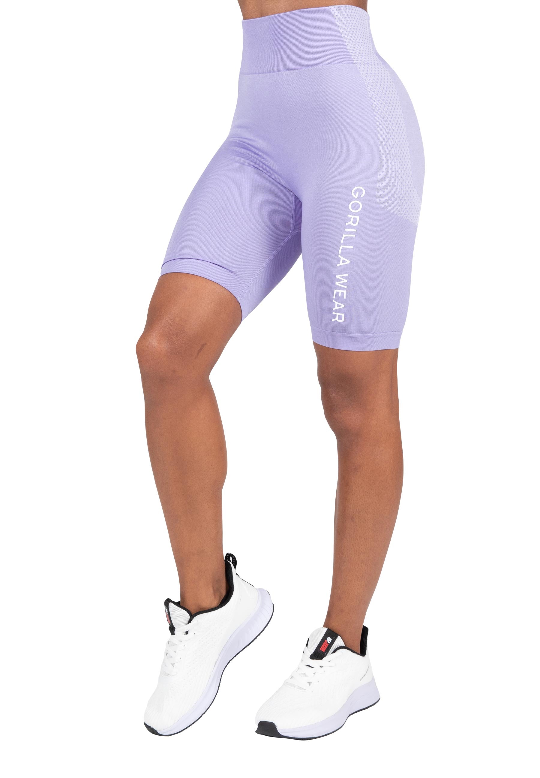 Gorilla Wear Selah Seamless Cycling Shorts, lilac