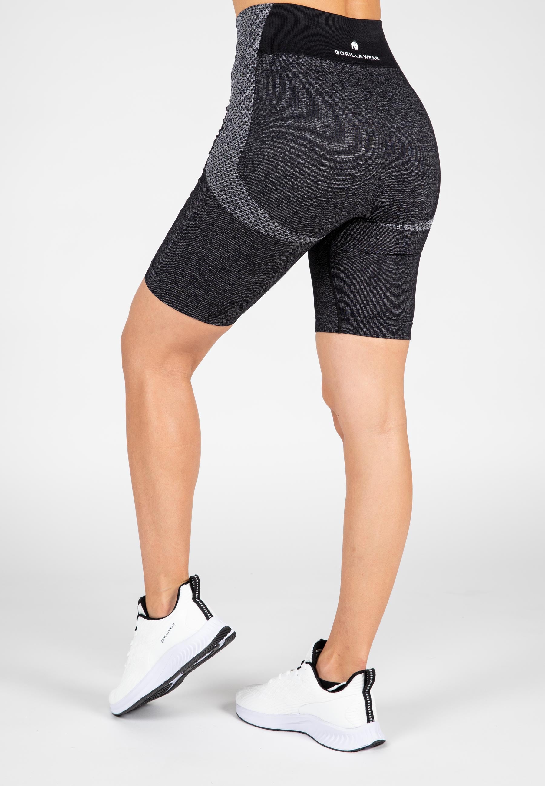 Gorilla Wear Selah Seamless Cycling Shorts, black