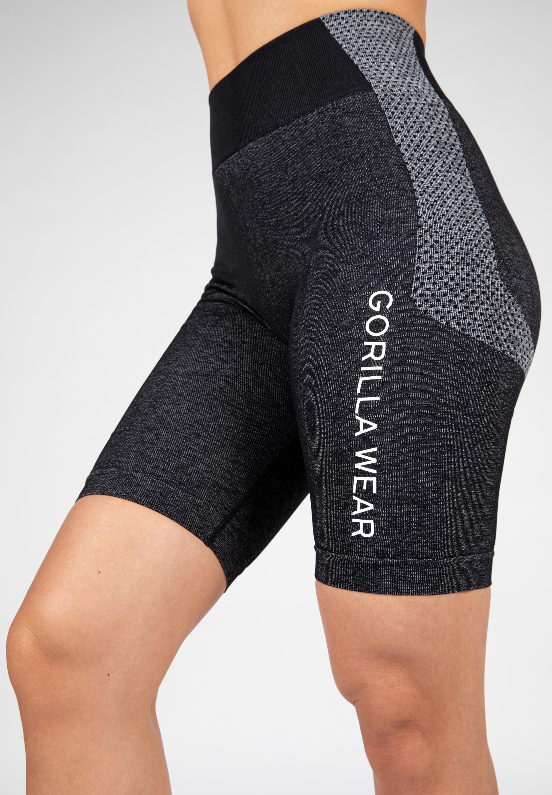 Gorilla Wear Selah Seamless Cycling Shorts, black