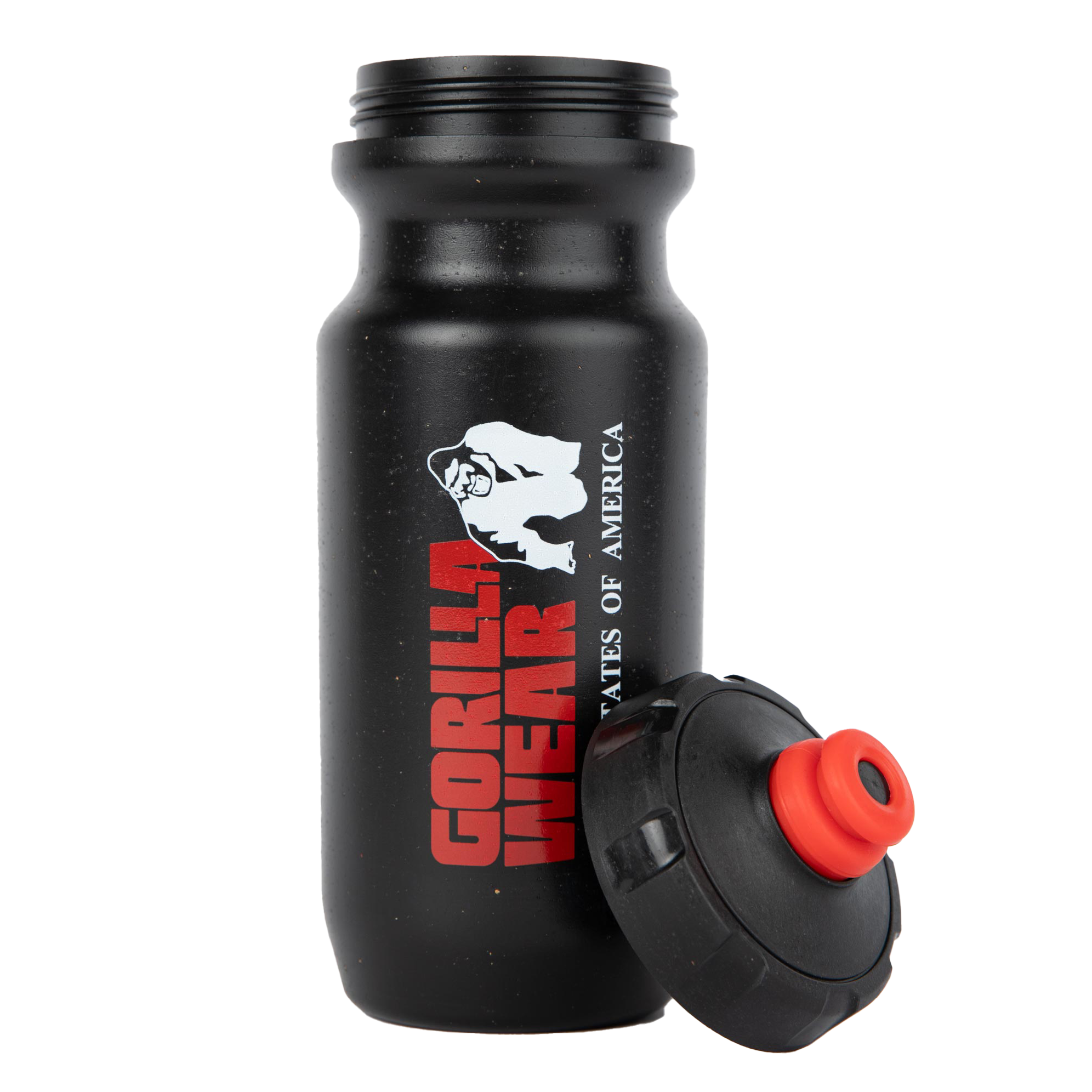 Gorilla Wear Sustainable Grip Bottle 500 ml, black