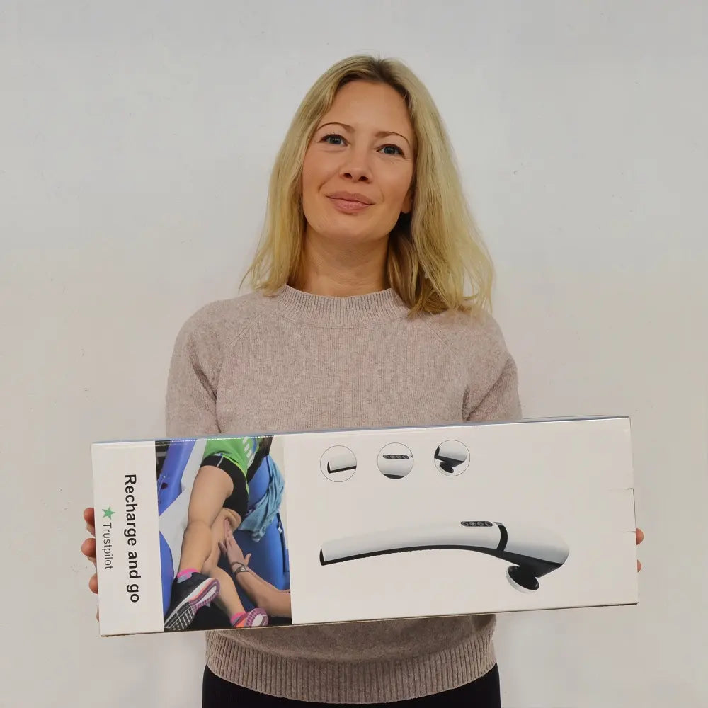 RelaxME Heat – trådlös massage med IR-värme - Frihet, återhämtning och avslappning – helt utan sladdar