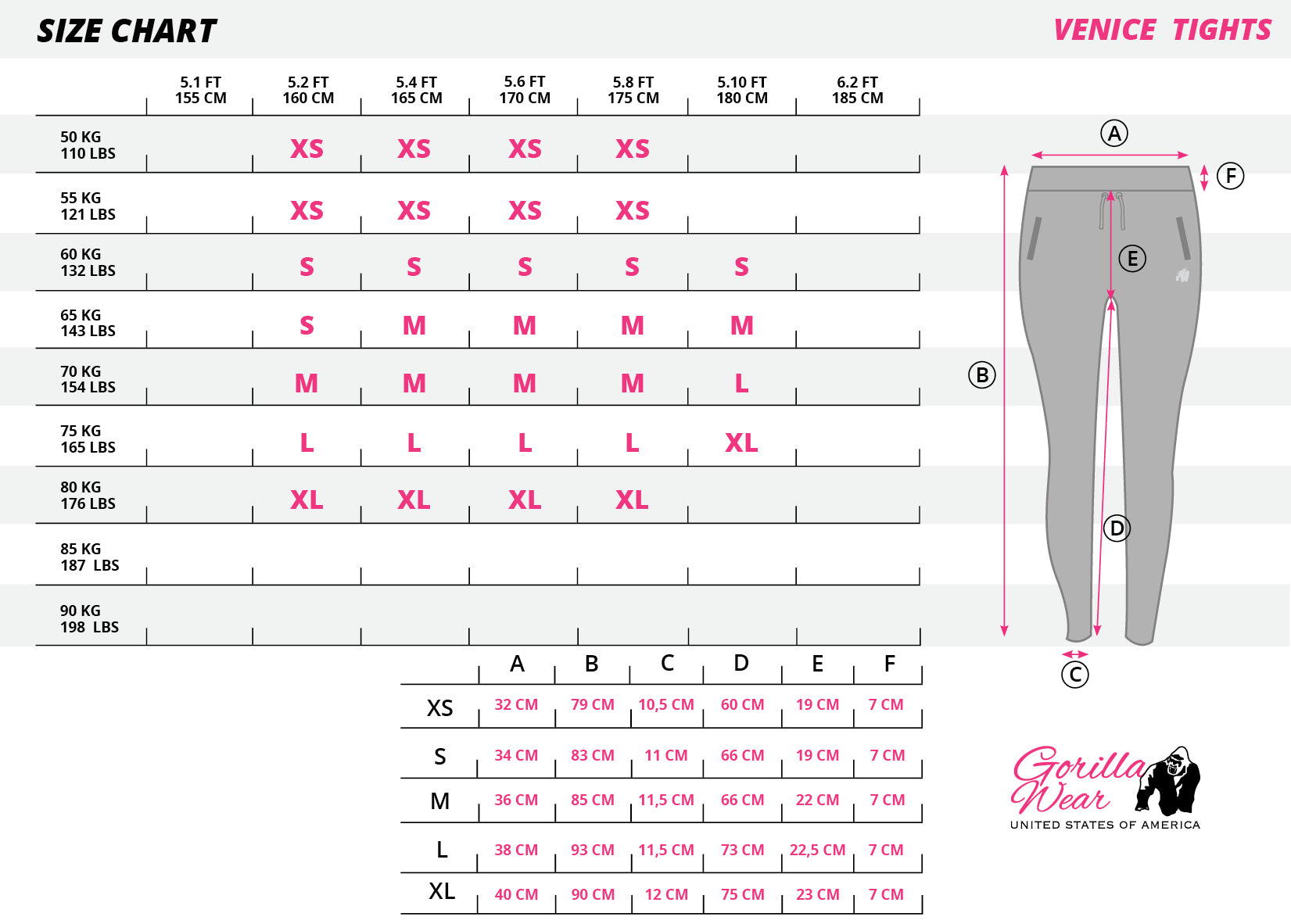 Gorilla Wear Gorilla Wear Venice Tights Multicolor