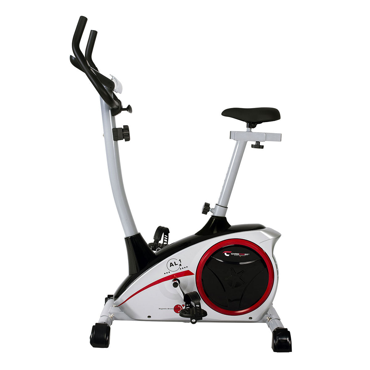 Christopeit Top Sport AL1 Motionscykel Exercise Bike Silver edt.