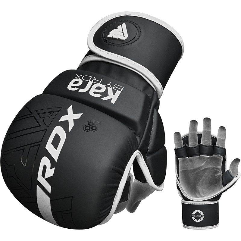 RDX F6 MMA & GRAPPLINGHANDSKAR - Svart / Vit