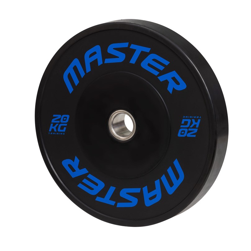 Master Fitness HG Bumperplate – Slitstarka viktskivor i solitt gummi