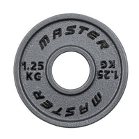 Master Fitness Ironplate Machined 1.25 - 25 KG