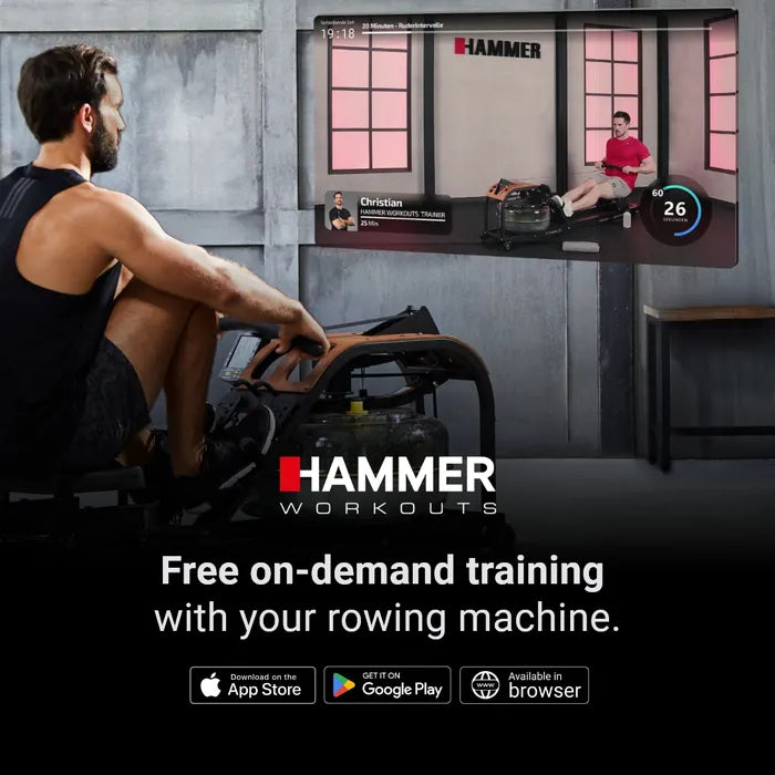 Hammer WaterEffect 3D – roddmaskinen som tar dig ut på vattnet, inomhus