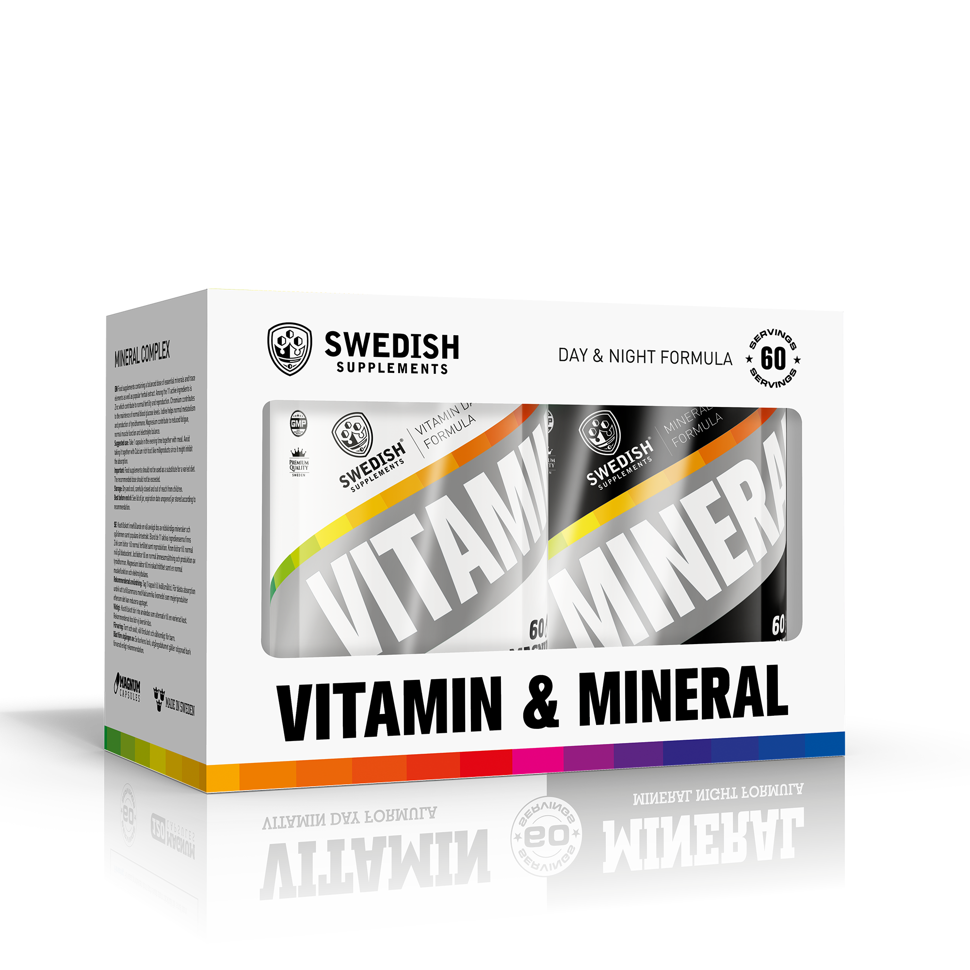 Swedish Supplements - Vitamin & Mineral Complex (120+120 Caps)